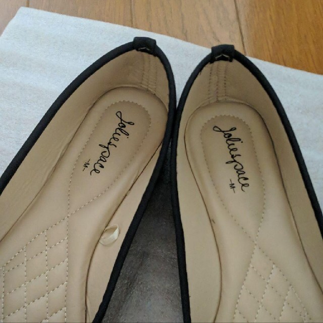 【srznさま専用】黒　バレエシューズ レディースの靴/シューズ(ハイヒール/パンプス)の商品写真