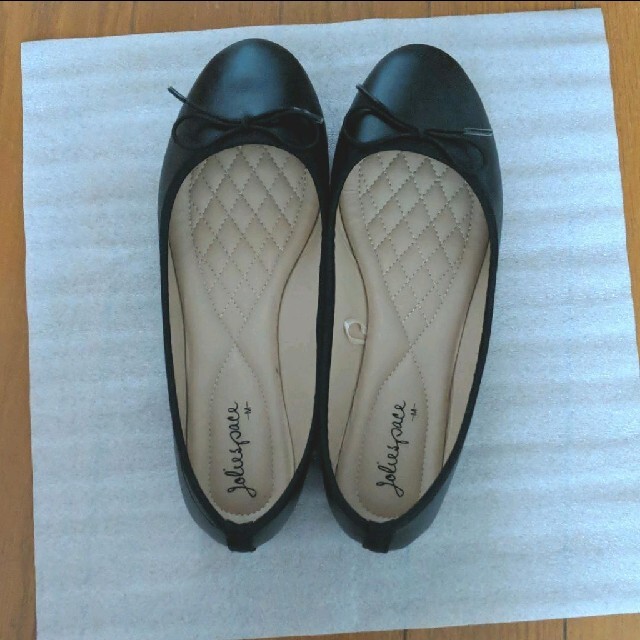 【srznさま専用】黒　バレエシューズ レディースの靴/シューズ(ハイヒール/パンプス)の商品写真