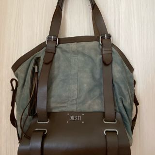 ディーゼル(DIESEL)のdiesel スウェード調bag(トートバッグ)