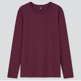 ユニクロ(UNIQLO)のUNIQLO リブクルーネックT(ニット/セーター)