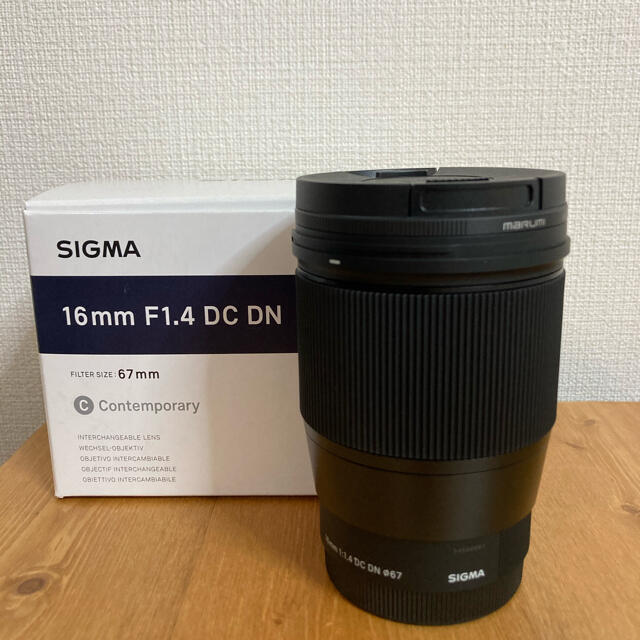 SIGMA(シグマ)のSIGMA 16mm F1.4 DC DN ソニーEマウント スマホ/家電/カメラのカメラ(レンズ(単焦点))の商品写真
