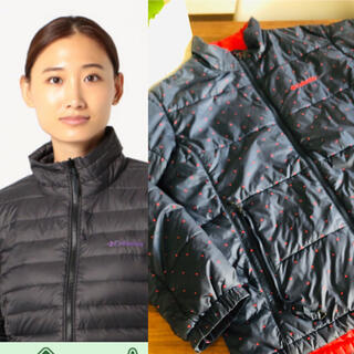 ザノースフェイス(THE NORTH FACE)の美品★Columbia OMNI HEATジャケット★ドット柄完売品★定価2万円(ダウンジャケット)