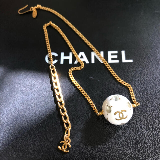 豪奢な CHANEL - ヴィンテージ シャネル ミラーボール チェーン