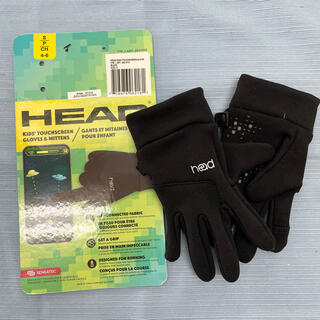 ヘッド(HEAD)のHEAD ヘッド 子供 手袋 スノーグローブ ブラック S 4-6歳 (手袋)