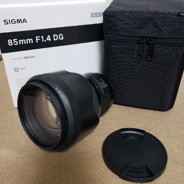 SIGMA(シグマ)のSIGMA Art 85mm F1.4 DG HSM Canon EFマウント スマホ/家電/カメラのカメラ(レンズ(単焦点))の商品写真