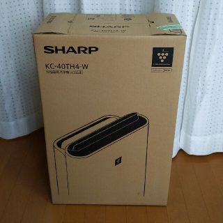 シャープ(SHARP)のシャープ プラズマクラスター7000搭載加湿空気清浄機 KC-40TH4-W(空気清浄器)