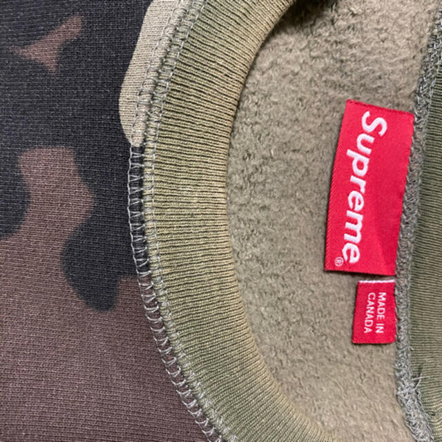 Supreme(シュプリーム)のsupreme box logo 15aw wood land camo 迷彩 メンズのトップス(スウェット)の商品写真