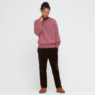 ユニクロ(UNIQLO)のUNIQLO スウェットシャツ（長袖）男女兼用　XXL ピンク　新品　未開封(トレーナー/スウェット)