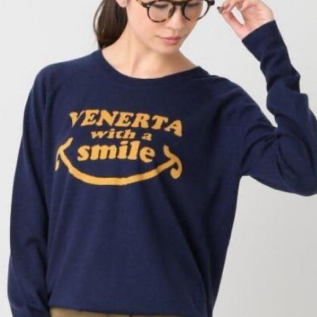 DEUXIEME CLASSE(ドゥーズィエムクラス)のドゥーズィエムクラス VENERTA★smile ニット レディースのトップス(ニット/セーター)の商品写真