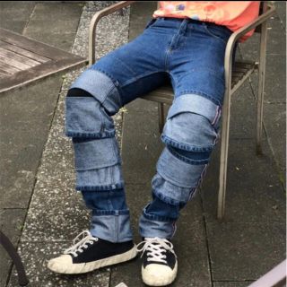 Jean-Paul GAULTIER - Y PROJECT レイヤードデニム xsの通販 by ごり