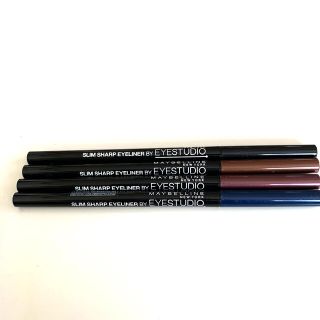 メイベリン(MAYBELLINE)のhina様専用★新品★未使用★メイベリン スリムアイライナー 各色(アイライナー)