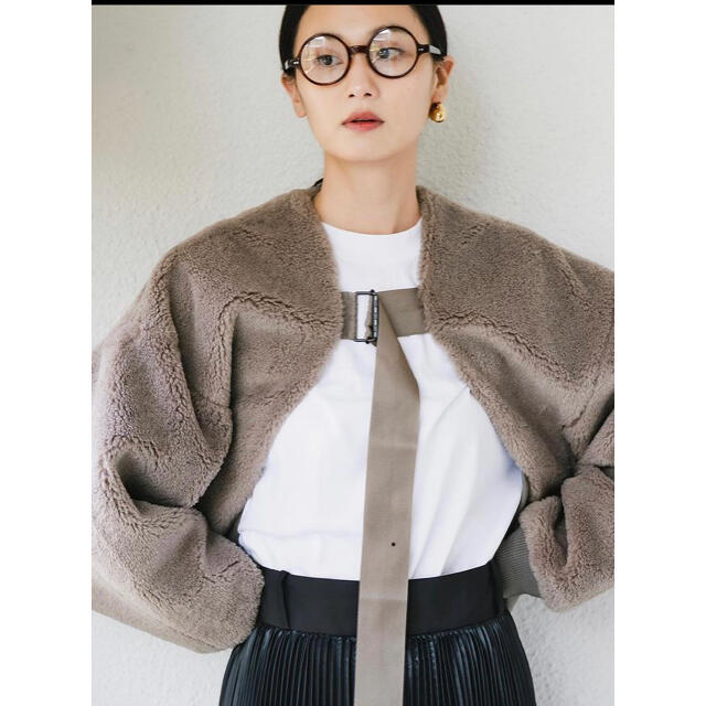 HYKE - 未使用品 HYKEハイク FAUX SHEARLING BOLEROボレロの通販 by