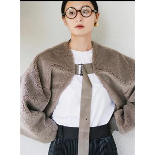 ハイク(HYKE)の未使用品 HYKEハイク FAUX SHEARLING BOLEROボレロ(ボレロ)