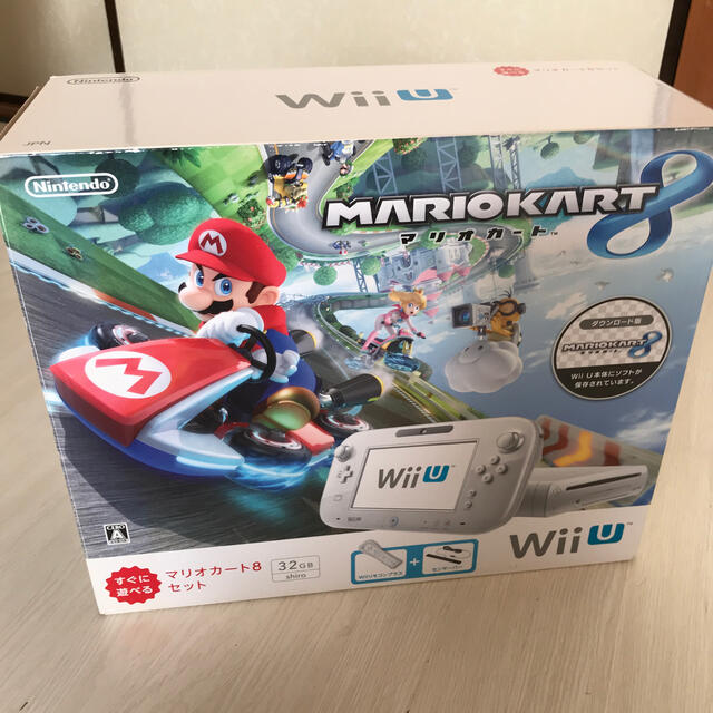 無料配達 美品 Wii U マリオカート8 セット シロ