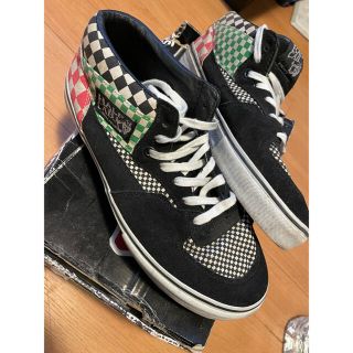 シュプリーム(Supreme)のvans supreme halfcab シュプリーム　チェッカー　us9.5(スニーカー)