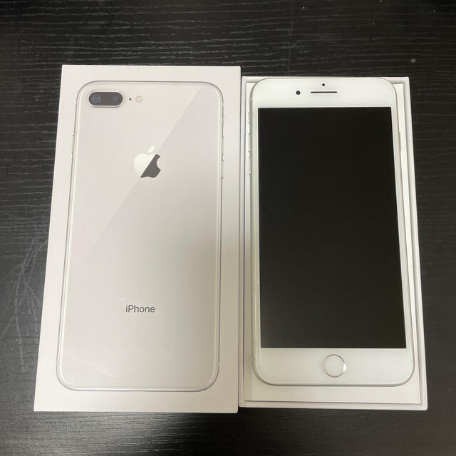 iPhone8plus silver 64GB 本体　美品スマートフォン本体