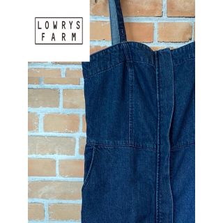 ローリーズファーム(LOWRYS FARM)の最終値下げ！【美品】LOWLYSFARM ローリーズファーム☆可愛いデニムサロペ(サロペット/オーバーオール)