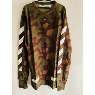 オフホワイト(OFF-WHITE)のOFF-WHITE 17AW CAMOUFLAGE TEE LS ロングTシャツ(Tシャツ/カットソー(七分/長袖))