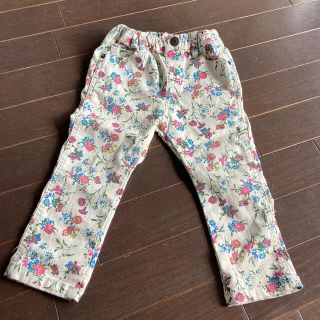 エフオーキッズ(F.O.KIDS)の使用数回　F.O.KIDS  花柄パンツ　90  (パンツ/スパッツ)