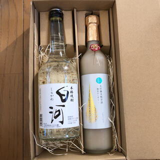 本格焼酎　白河　&    大吟醸米糀甘酒アルコール0(その他)