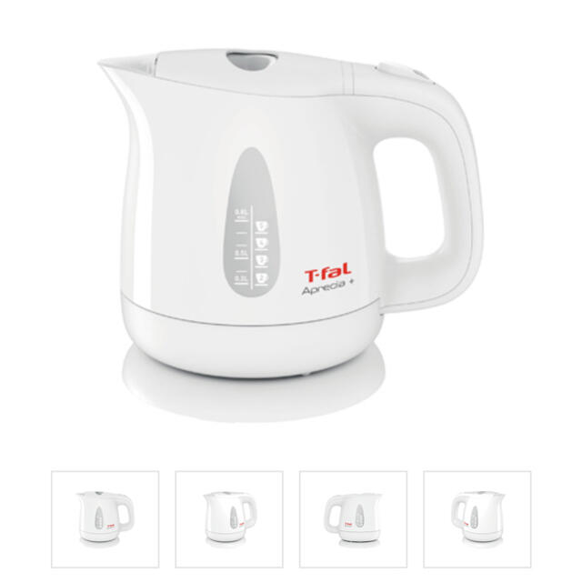 T-fal(ティファール)のよか043様専用　ティファール電気ケトル　アプレシアプラス　ホワイト0.8L   スマホ/家電/カメラの生活家電(電気ケトル)の商品写真