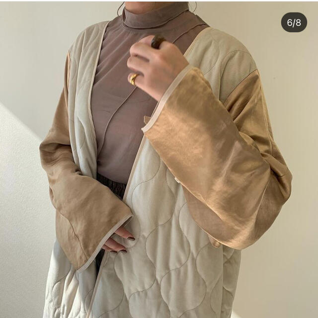 amiur vintage satin gown coat