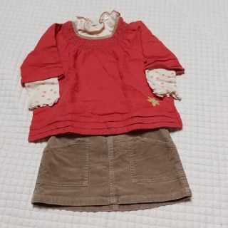 コンビミニ(Combi mini)のコンビミニセット☆チュニック&ミニスカート(Tシャツ/カットソー)