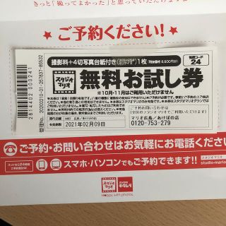 スタジオマリオ　無料お試し券(ショッピング)