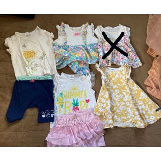 ベベ(BeBe)のサイズ80 夏服女の子セット(Ｔシャツ)