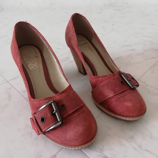 Clarks(クラークス)のClarks クラークス 本革スエードパンプス UK4.5 レディースの靴/シューズ(ハイヒール/パンプス)の商品写真