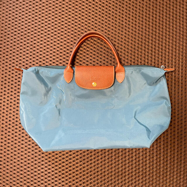 LONGCHAMP(ロンシャン)のロンシャン ル プリアージュ トップハンドルバッグ M ターコイズブルー レディースのバッグ(ハンドバッグ)の商品写真