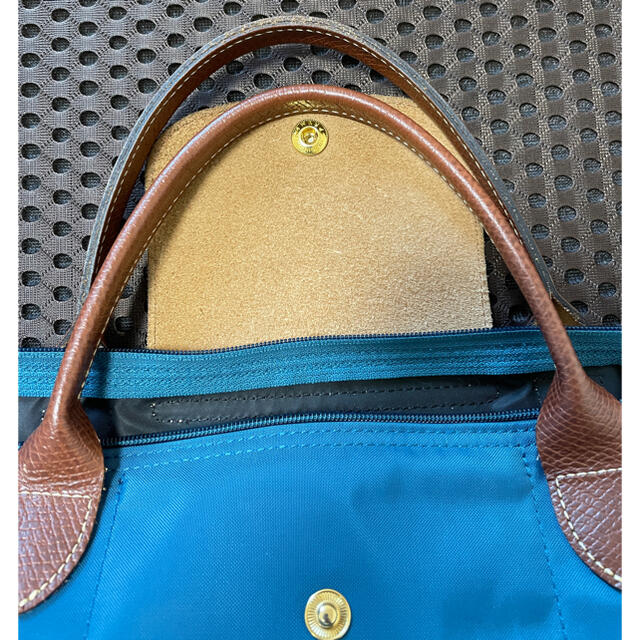 LONGCHAMP(ロンシャン)のロンシャン ル プリアージュ トップハンドルバッグ M ターコイズブルー レディースのバッグ(ハンドバッグ)の商品写真