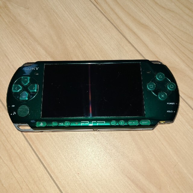 PlayStation Portable - 【動作確認済/難あり】PSP-3000 グリーンの