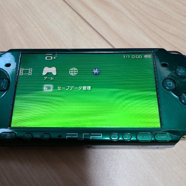 PlayStation Portable   動作確認済/難ありPSP グリーンの