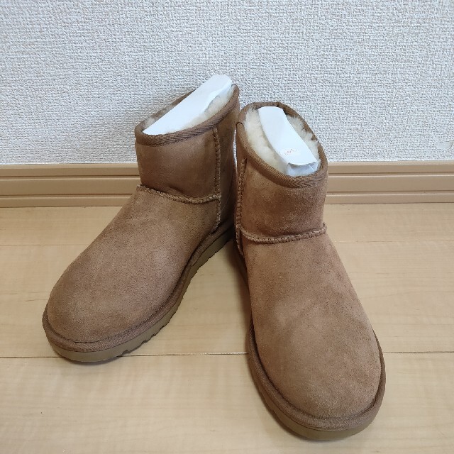 UGG アグ クラシックミニ ムートンブーツ 22cm チェスナットアグクラシックミニ