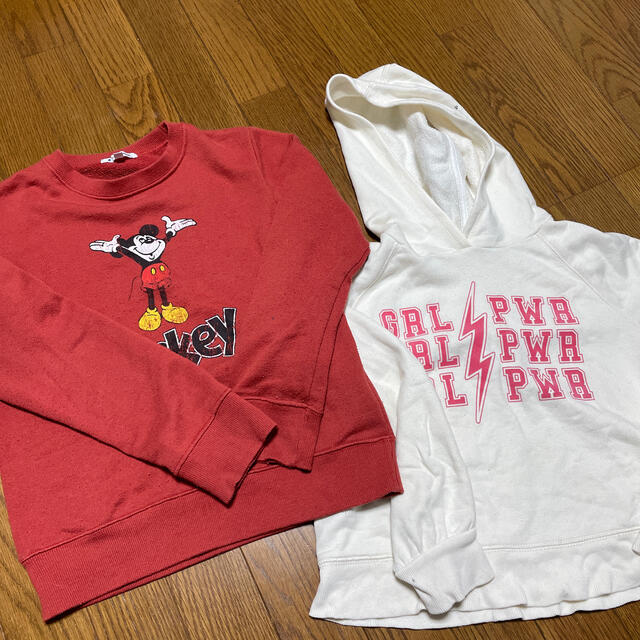 GLOBAL WORK(グローバルワーク)のGLOBALWORK XXLとgapトレーナー　L 140cm前後 キッズ/ベビー/マタニティのキッズ服女の子用(90cm~)(その他)の商品写真