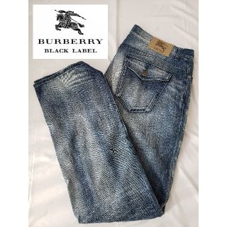 バーバリーブラックレーベル(BURBERRY BLACK LABEL)のバーバリーブラックレーベルBURBERRY】ダメージクラッシュジーンズ デニム(デニム/ジーンズ)