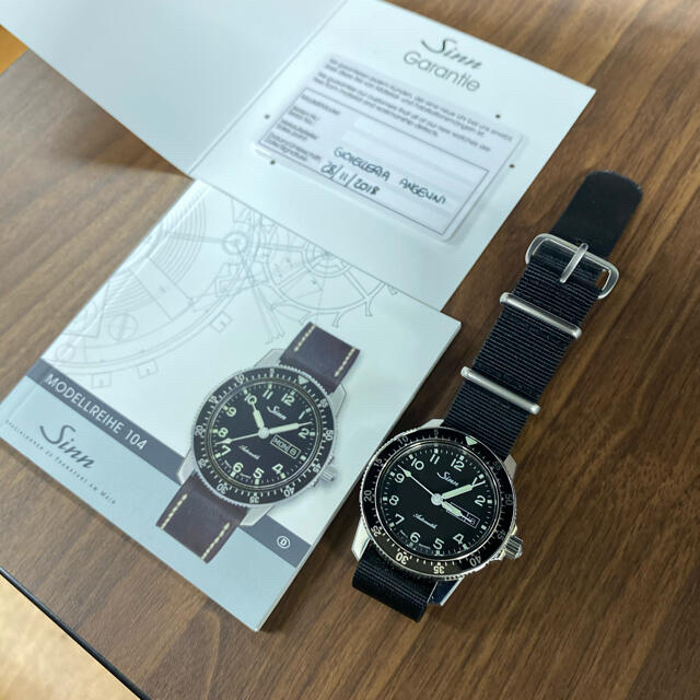 SINN(シン)のBILLY様専用　sinn 104 中古 美品 メンズの時計(腕時計(アナログ))の商品写真