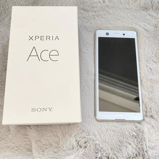エクスペリア(Xperia)のXperia Ace ホワイト　新品(スマートフォン本体)