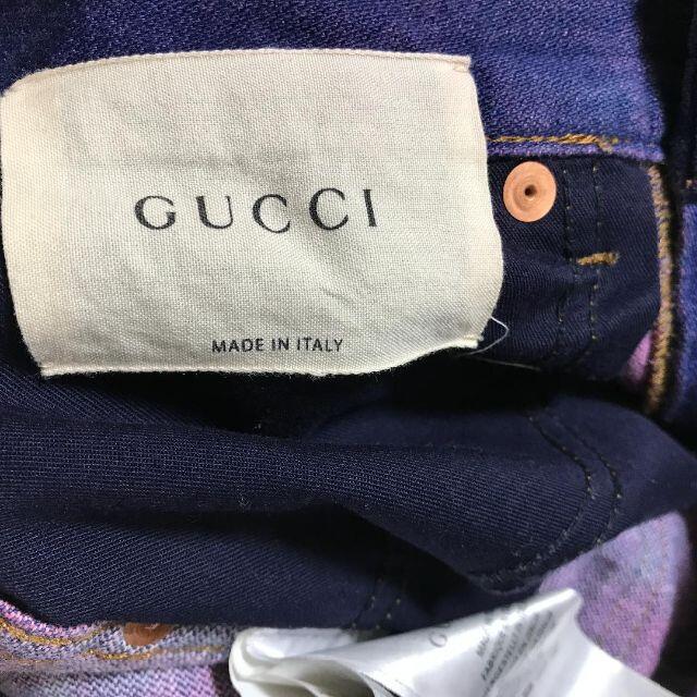 Gucci(グッチ)のGUCCI グッチ 18AW デニムパンツ ストレッチ センタープレス メンズのパンツ(デニム/ジーンズ)の商品写真
