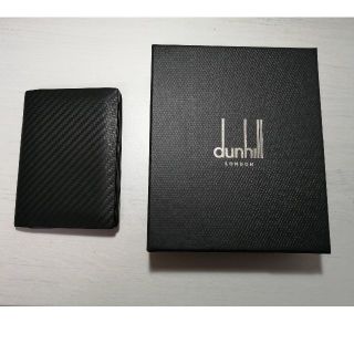 ダンヒル(Dunhill)のDunhill   ダンヒル　カードケース　名刺入れ　L2A247A ブラック(名刺入れ/定期入れ)