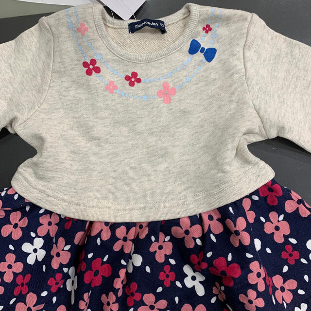 mou jon jon(ムージョンジョン)ののももこ様専用　ワンピース　size90 キッズ/ベビー/マタニティのキッズ服女の子用(90cm~)(ワンピース)の商品写真