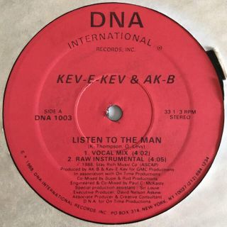 Kev-E-Kev & AK-B - Listen To The Man(ヒップホップ/ラップ)