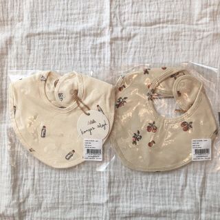 キャラメルベビー&チャイルド(Caramel baby&child )のもちこ様専用 Kongessloejd スタイ2枚セット(ベビースタイ/よだれかけ)