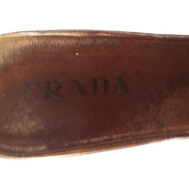 PRADA(プラダ)のプラダ ミュール 37 1/2 レディース - レディースの靴/シューズ(ミュール)の商品写真