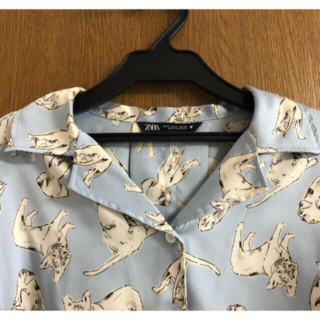 ZARA - ZARA dogプリントシャツの通販 by ks's shop|ザラならラクマ