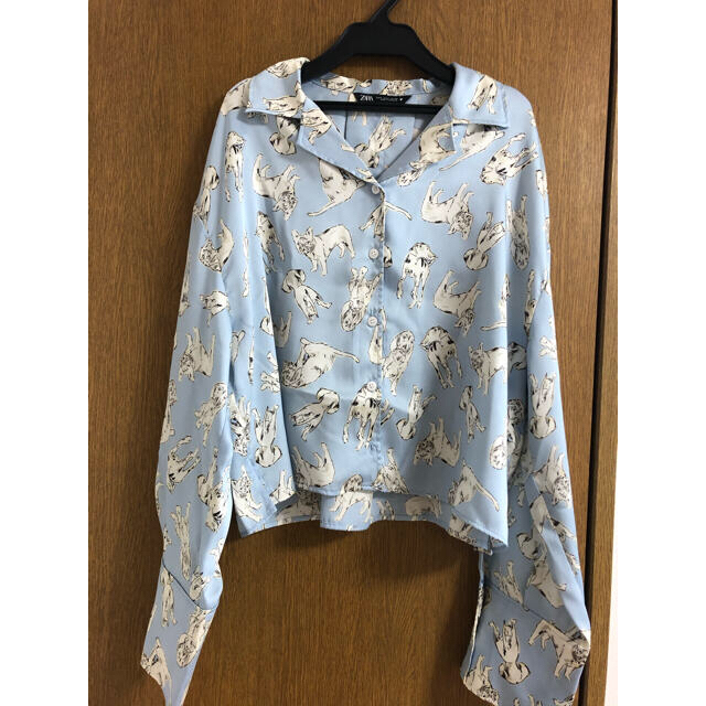ZARA - ZARA dogプリントシャツの通販 by ks's shop|ザラならラクマ