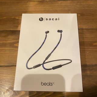 サカイ(sacai)のBeats X sacai Deep Black ビーツ X サカイ イヤフォン(ヘッドフォン/イヤフォン)