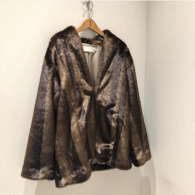 TODAYFUL(トゥデイフル)のfake mink far coat レディースのジャケット/アウター(毛皮/ファーコート)の商品写真