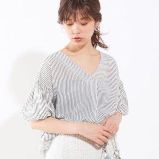 ナチュラルクチュール(natural couture)のnaturalcoutureバックねじりブラウス(シャツ/ブラウス(長袖/七分))